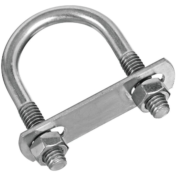 National 5/16 In. x 1-3/8 In. x 2-1/2 In. Stainless Steel Round U Bolt N222448 - main